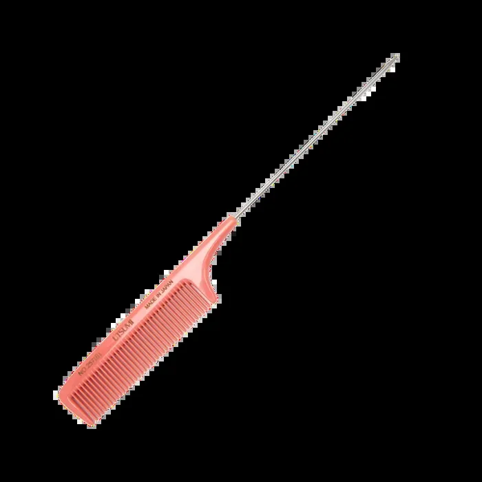 10″ Rat Tail Comb #257B Pink by Utsumi