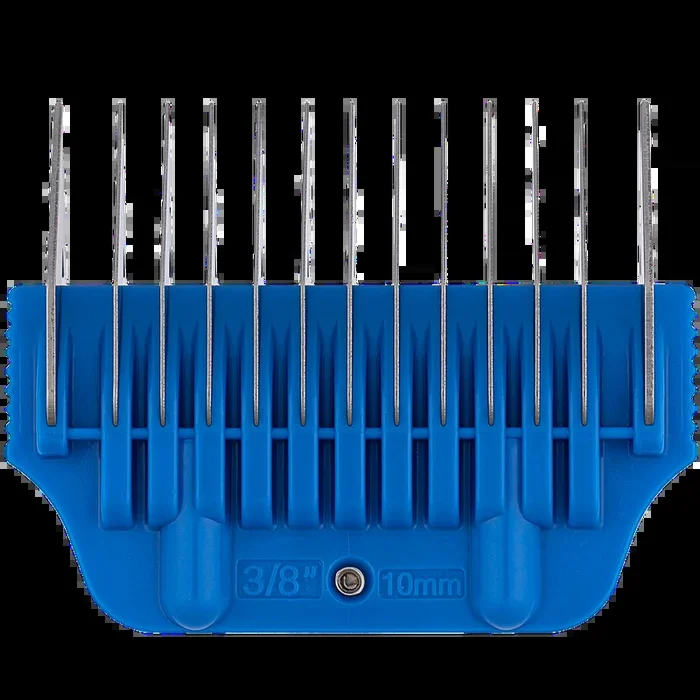 #2 3/8″ Blue Wide Attachment Comb 10 mm by Zolitta
