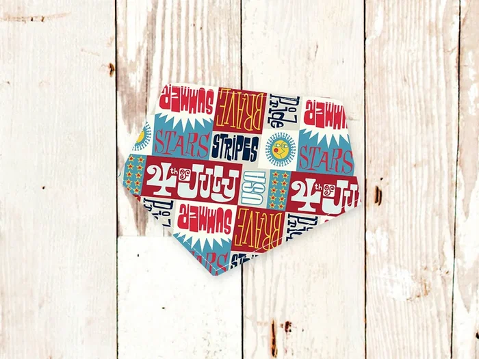 “4th of July” Dog Bandana