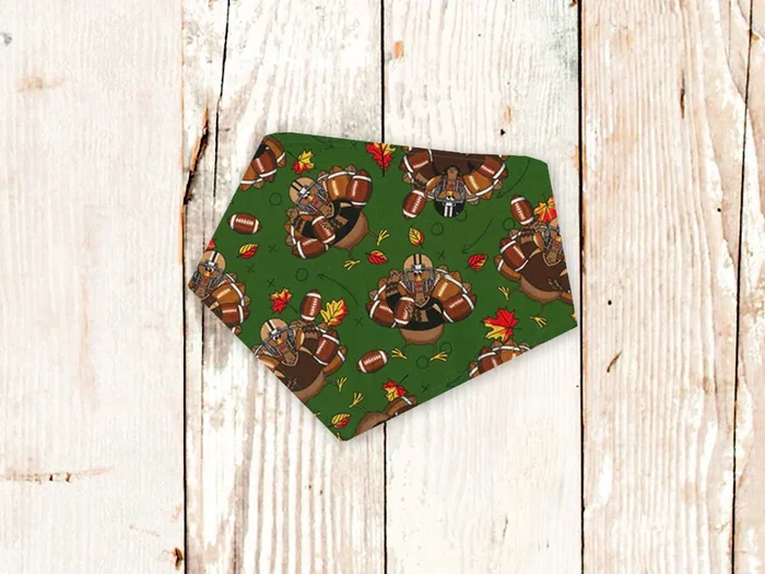 “Football Turkeys” Dog Bandana