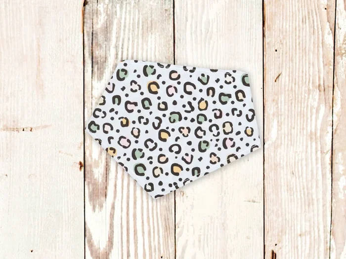 “Pastel Leopard Print” Dog Bandana