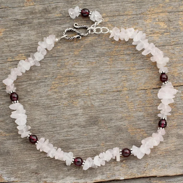 All About Love Beaded Rose Quartz Bracelet
