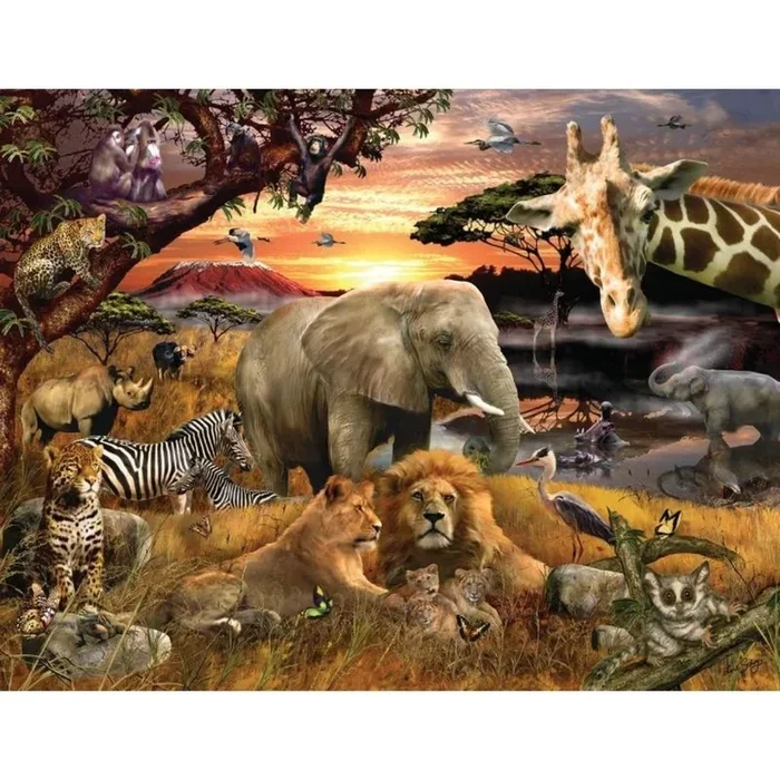 Allied Products-Springbok – Wild Savannah Puzzle
