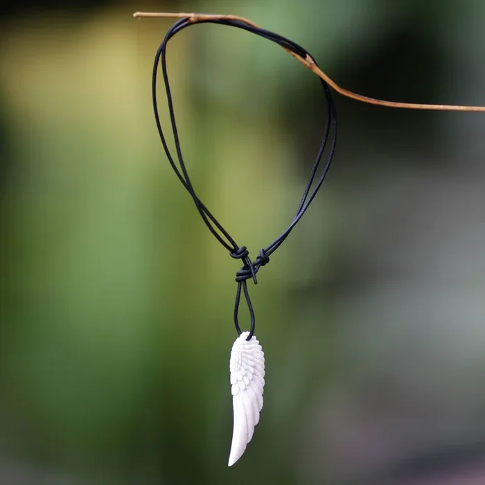 Angel Wing Men’s Pendant Necklace