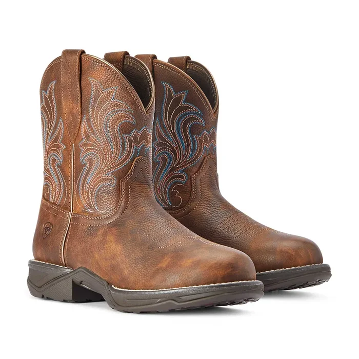Ariat Women’s Anthem Round Toe Shortie Boot, Copper Kettle