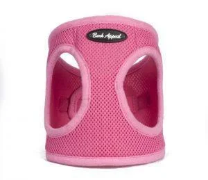 Bark Appeal Step In Harness Mesh Pink