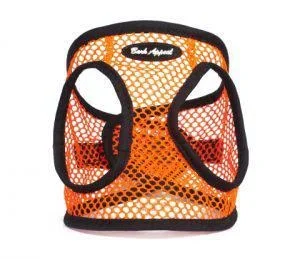 Bark Appeal Step In Harness Netted Neon Orange