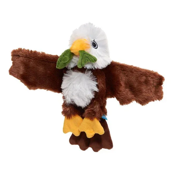 BARK Majestic Marty Squeaky Plush Dog Toy, Brown, X-Small / Medium