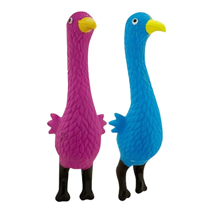 Bird Squeaky Dog Toy, Assorted, 9″