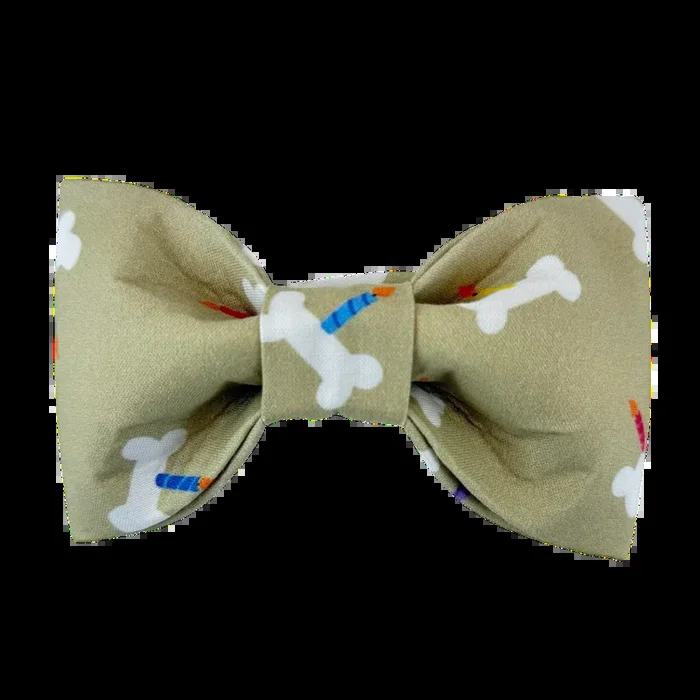 Birthday Dog Bone Cakes Dog Bow Tie – 1098