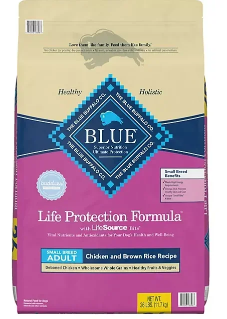 Blue Buffalo Life Protection Formula Adult Dry Dog Food, Chicken & Brown Rice (26 lbs.)