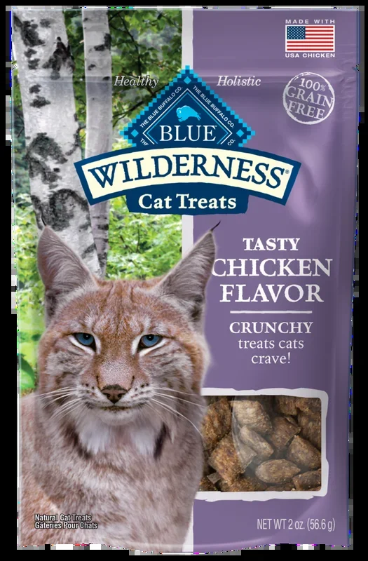 Blue Buffalo Wilderness Grain Free Chicken Crunchy Cat Treats