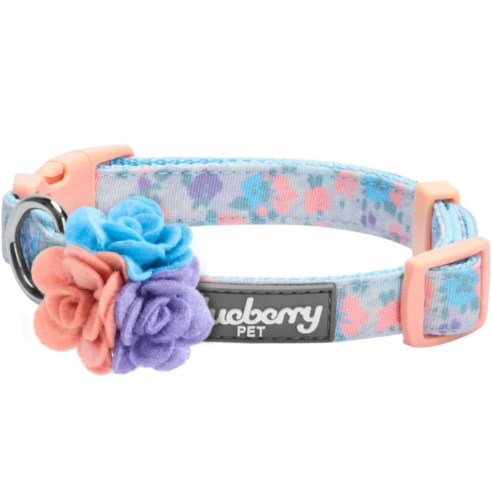 Blueberry Pet – Lavender | Made Well Floral Dog Collar