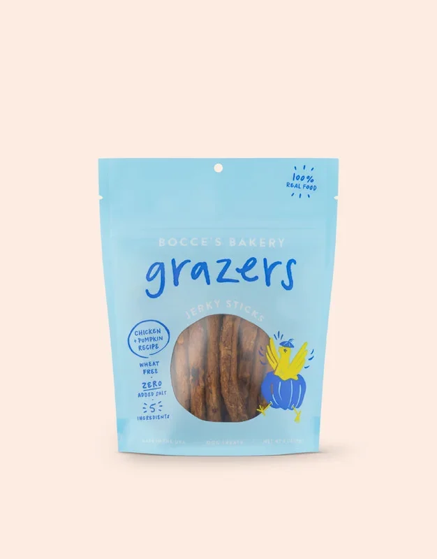Bocce’s Bakery Grazers Chicken & Pumpkin Jerky Sticks