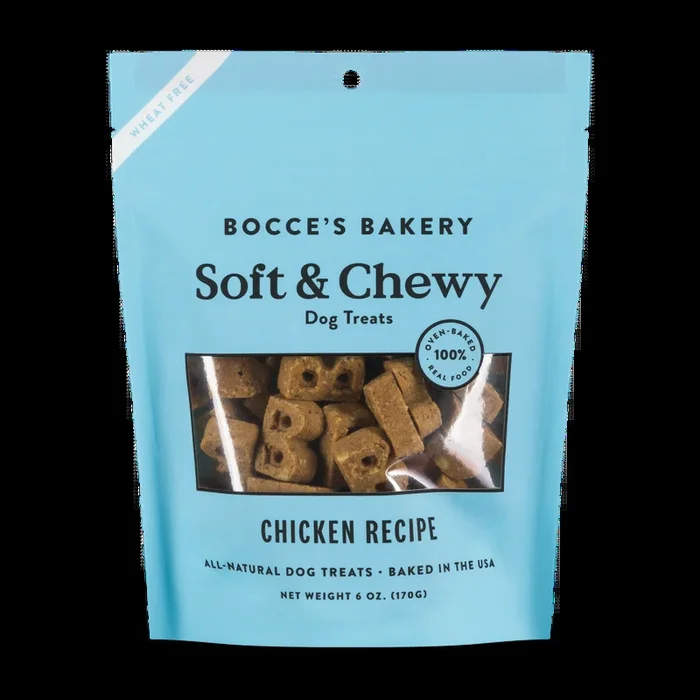 Bocce’s Bakery Soft & Chewy Chicken Recipe Dog Treats