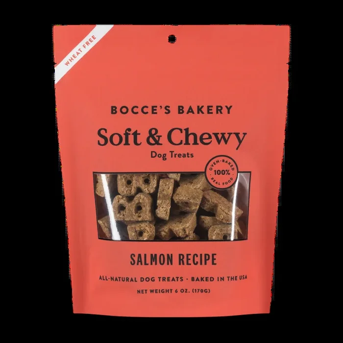 Bocce’s Bakery Soft & Chewy Salmon Recipe Dog Treats