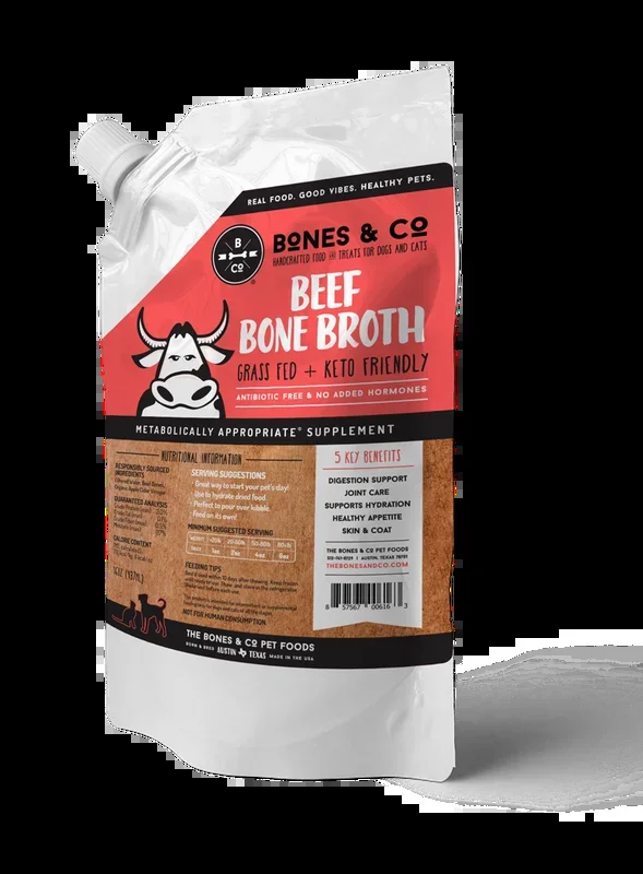 Bones & Co Dog Frozen Beef Bone Broth 16oz (IN STORE PICK UP ONLY)