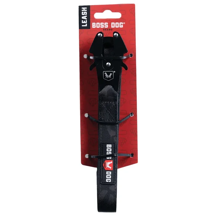 Boss Dog Tactical Black Camo 4 Ft 1.25″ Wide Dog Leash