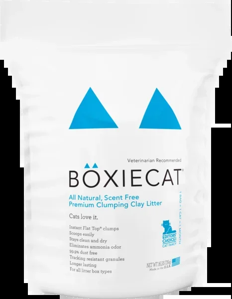 Boxiecat Scent-free Premium Clumping Clay Cat Litter