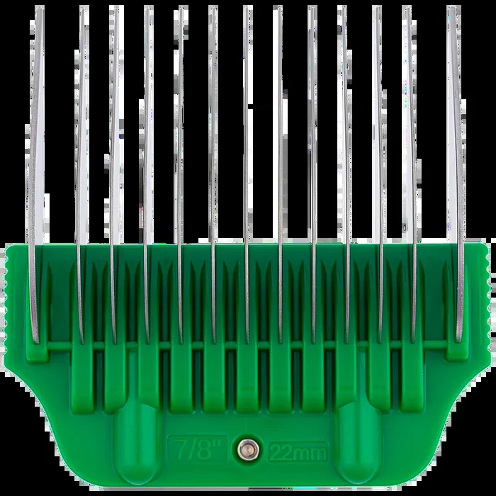 #C 7/8″ Green Wide Attachment Comb 22 mm by Zolitta
