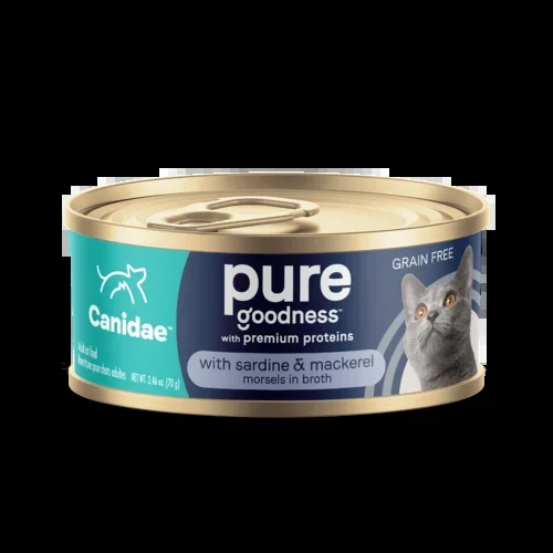 CANIDAE® PURE With Sardine and Mackerel in Broth Wet Cat Food