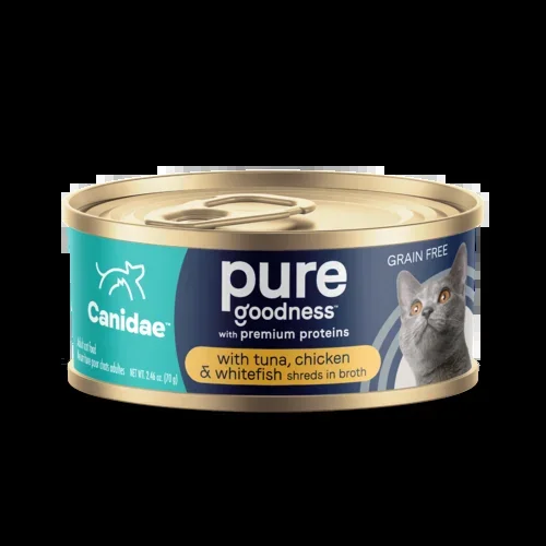 CANIDAE® PURE With Tuna, Chicken and Whitefish in Broth Wet Cat Food