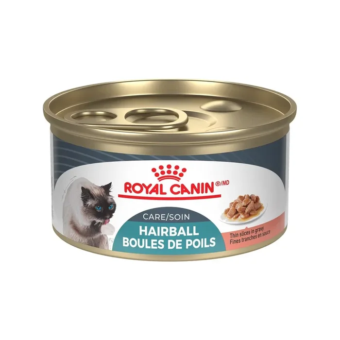 Canned Cat Food – Hairball – Thin Slices in Gravy