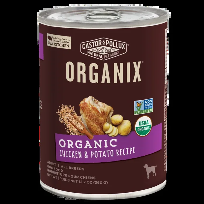 Castor and Pollux Organix Chicken And Potato Formula Canned Dog Food