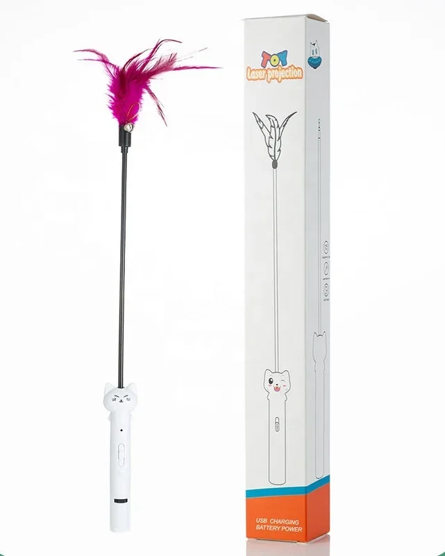Cat Toy Multi-Function Laser and Feather Toy
