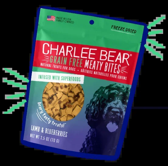 Charlee Bear Grain Free Meaty Bites Lamb & Blueberries