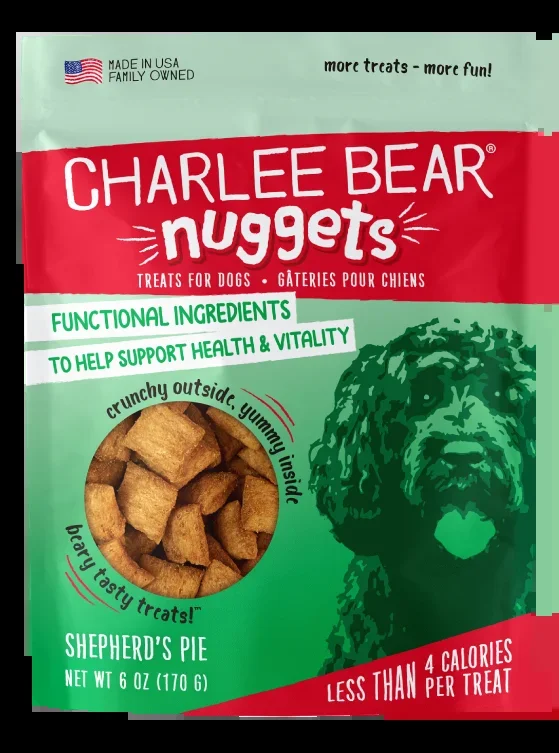 Charlee Bear Nuggets Health & Vitality Shepherds Pie Treats for Dogs