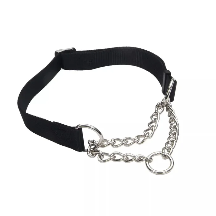 Coastal Adjustable Check Training Collar for Dogs 5/8″x10″-14″ Black
