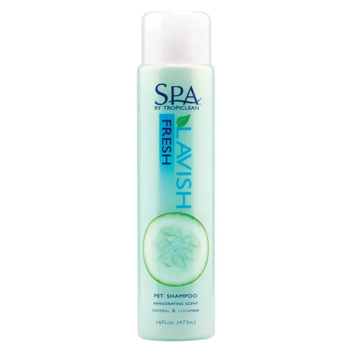 Dog & Cat Shampoo – SPA FRESH – Invigorating (Oatmeal & Cucumber) – 16 fl oz