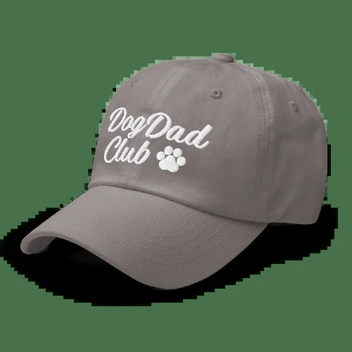 Dog Dad Club Hat – Grey