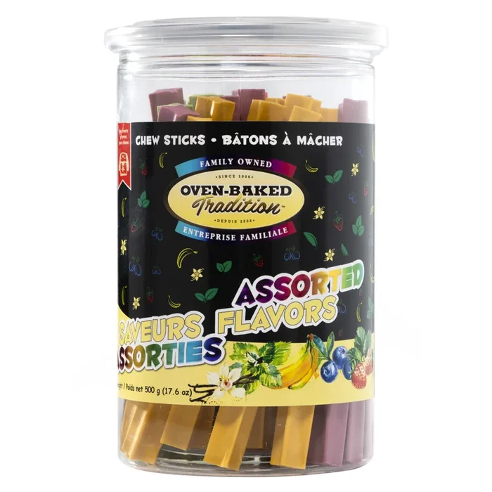 Dog Treat – Chew Stick – Assorted Flavors – 500 g