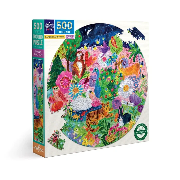 eeBoo – Garden Sanctuary 500 Piece Puzzle