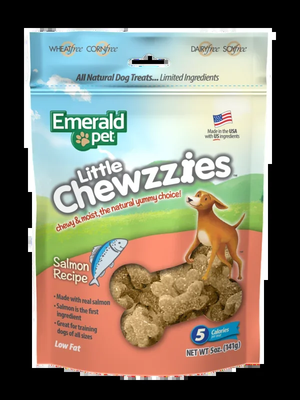 Emerald Pet Little Chewzzies Salmon Recipe Dog Treats