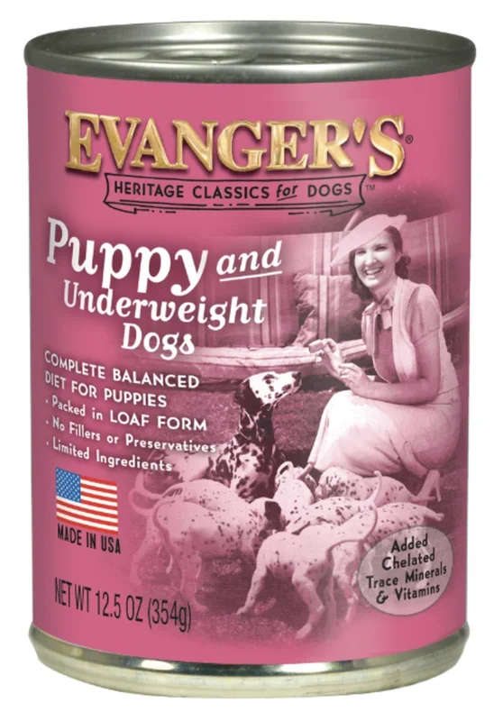 Evanger’s Classic Puppy and Underweight Dogs Canned Dog Food
