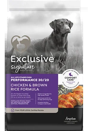 Exclusive Signature Performance 30/20 Chicken & Brown Rice Formula Dog Food