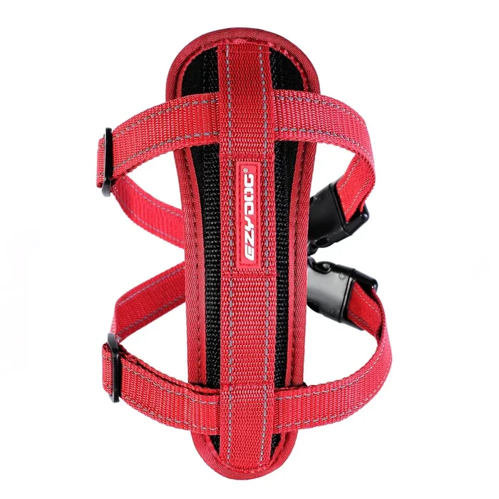 EzyDog Chest Plate Dog Harness – Red