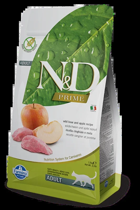 Farmina N&D Grain Free Adult Wild Boar & Apple Cat Food