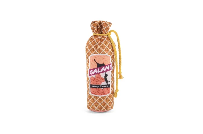Feline Frenzy Kicker Toy – Salami Slammer