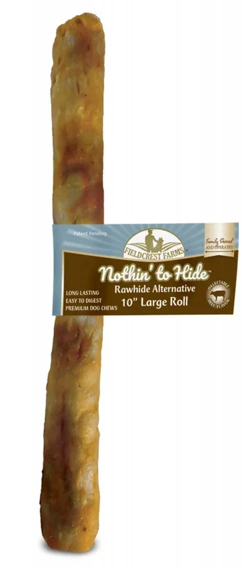 Fieldcrest Farms Nothin’ to Hide Large Roll Beef Dog Chews