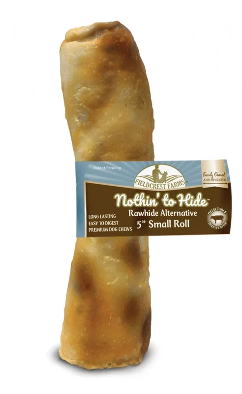 Fieldcrest Farms Nothin’ to Hide Small Roll Beef Dog Chews