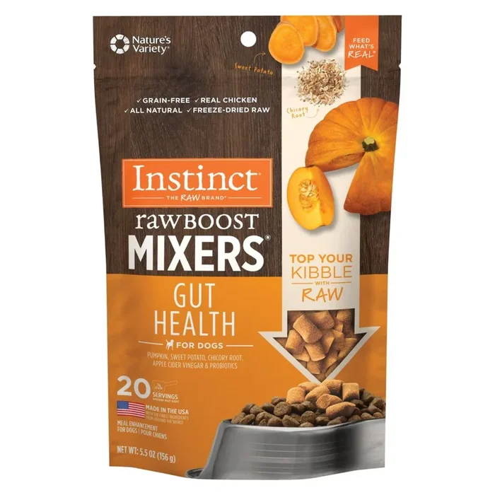 Freeze Dried Dog Food Topper – RAW BOOST MIXERS – Gut Health