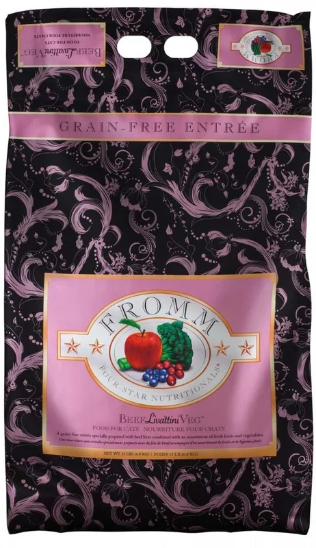 Fromm Four Star Grain Free Beef Livattini Veg® Recipe Dry Cat Food