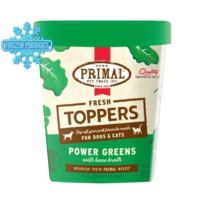 Frozen Food Topper for Dogs & Cats – Power Greens