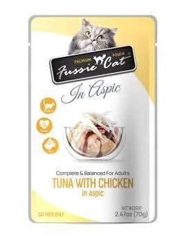 Fussie Cat Premium Tuna w/Chicken in Aspic 2.47oz Pouchsouth