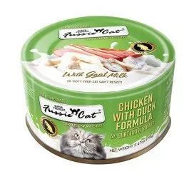 Fussie Cat Super Premium Chicken with Duck in Goat Milk Gravy Cat Food 2.47oz