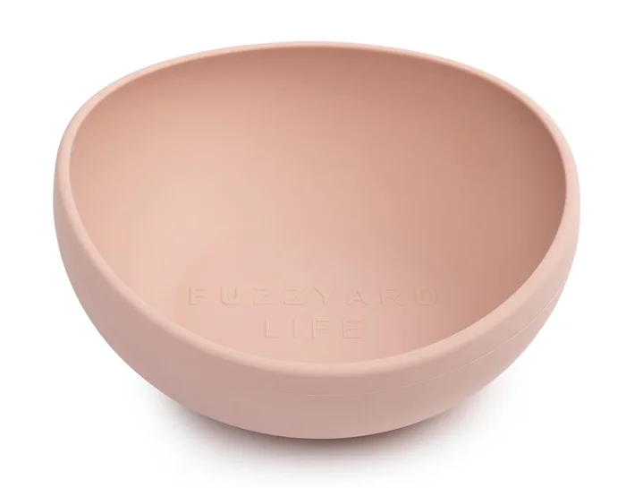 FuzzYard Life Silicone Bowl – Soft Blush